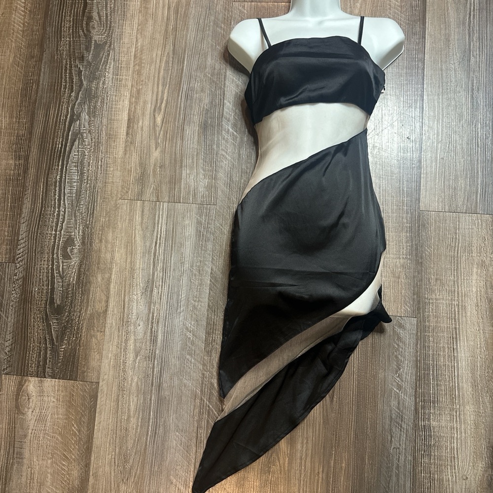 Forever 21 Black Sheer Dress